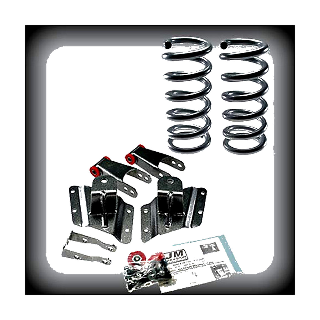1999-2006 Chevy/GMC Silverado 2 inch Front / 4 inch Rear Complete Lowering Kit (Coil Springs) (Shocks Included) — DJM Suspension DJM2399-2/4