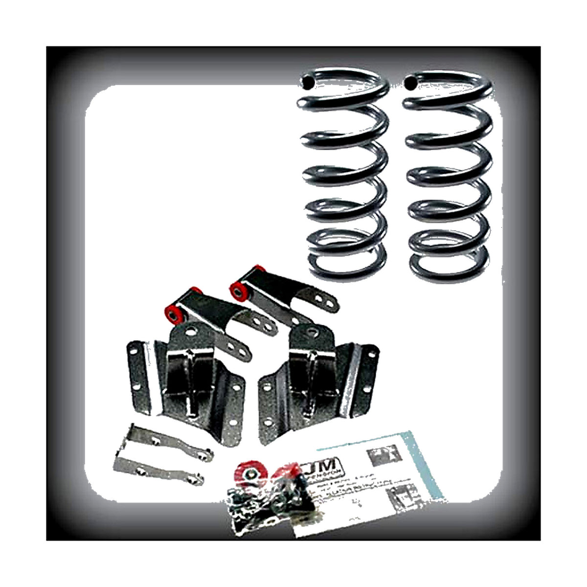 1999-2006 Chevy/GMC Silverado 2 inch Front / 4 inch Rear Complete Lowering Kit (Coil Springs) (Shocks Included) — DJM Suspension DJM2399-2/4