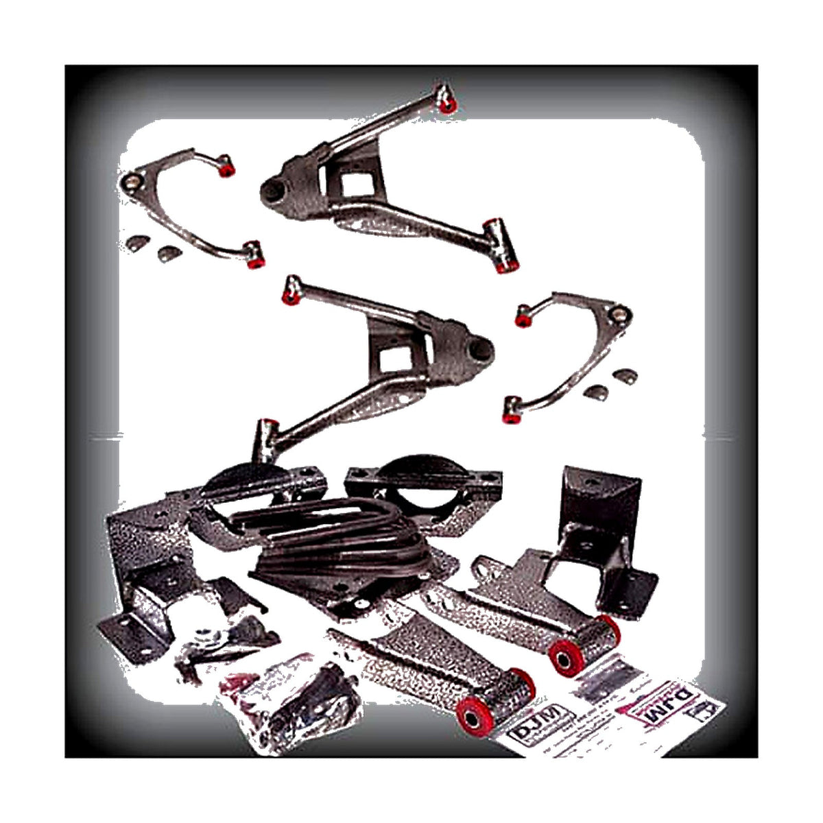 2007-2015 Chevy Silverado 3 inch Front / 5 inch Rear Complete Lowering Kit (Cast Iron Steering Knuckles) (Shocks Included) — DJM Suspension DJM2507-3/5