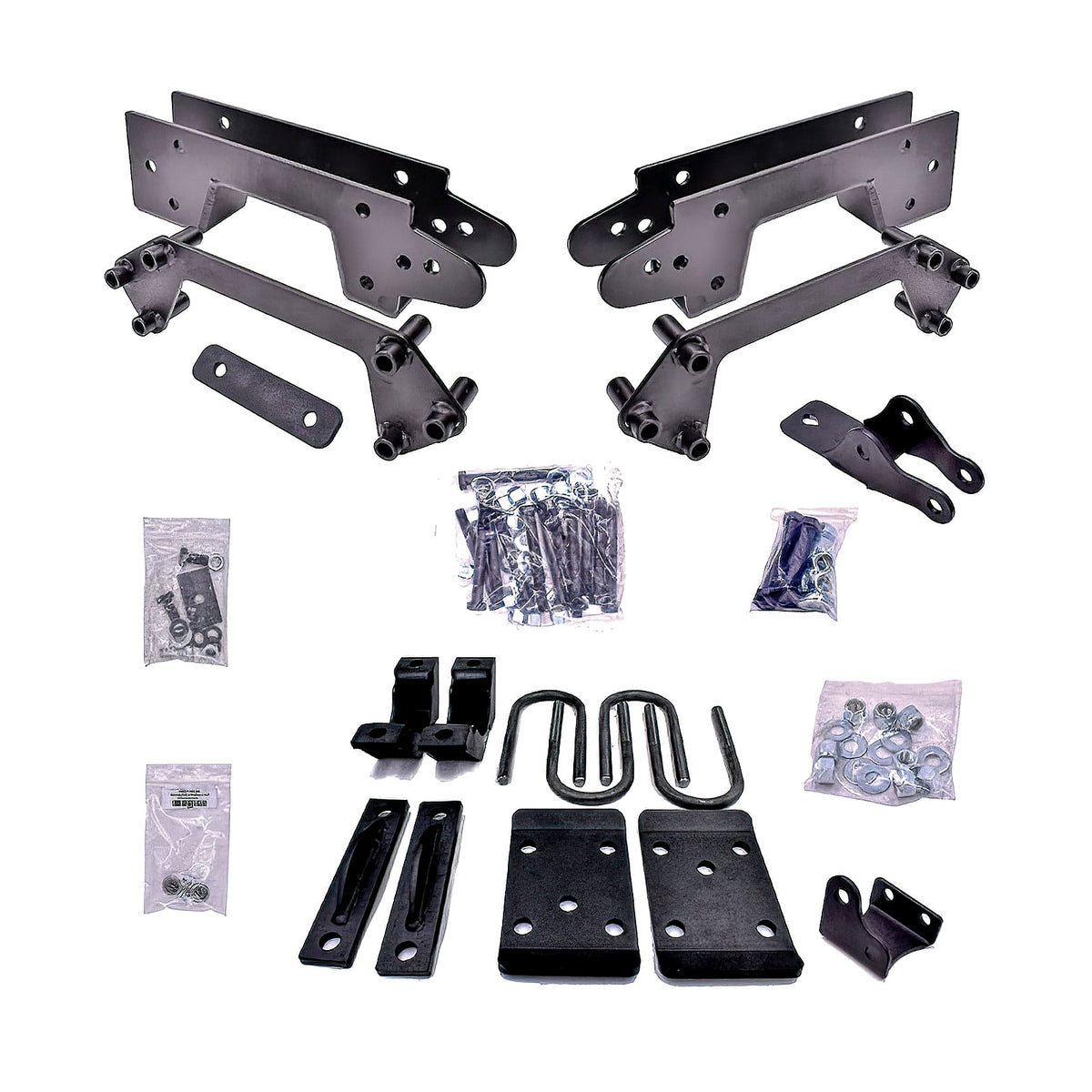 2019 – 2025 Chevy Silverado / Sierra Complete 3 inch Front / 6 inch Rear Lowering Kit (Shocks Included) — DJM Suspension DJM2519-3/6