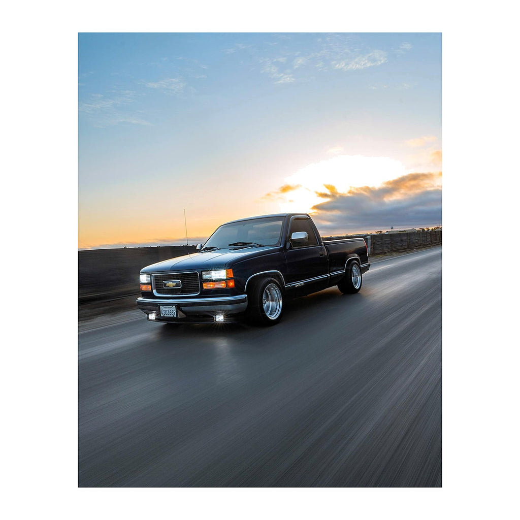 1988-1998 Chevy/GMC C-1500 4inch front/6inch rear Lowering Kit (with upper control arms) (Shocks Included) — DJM Suspension DJM2555-4/6+