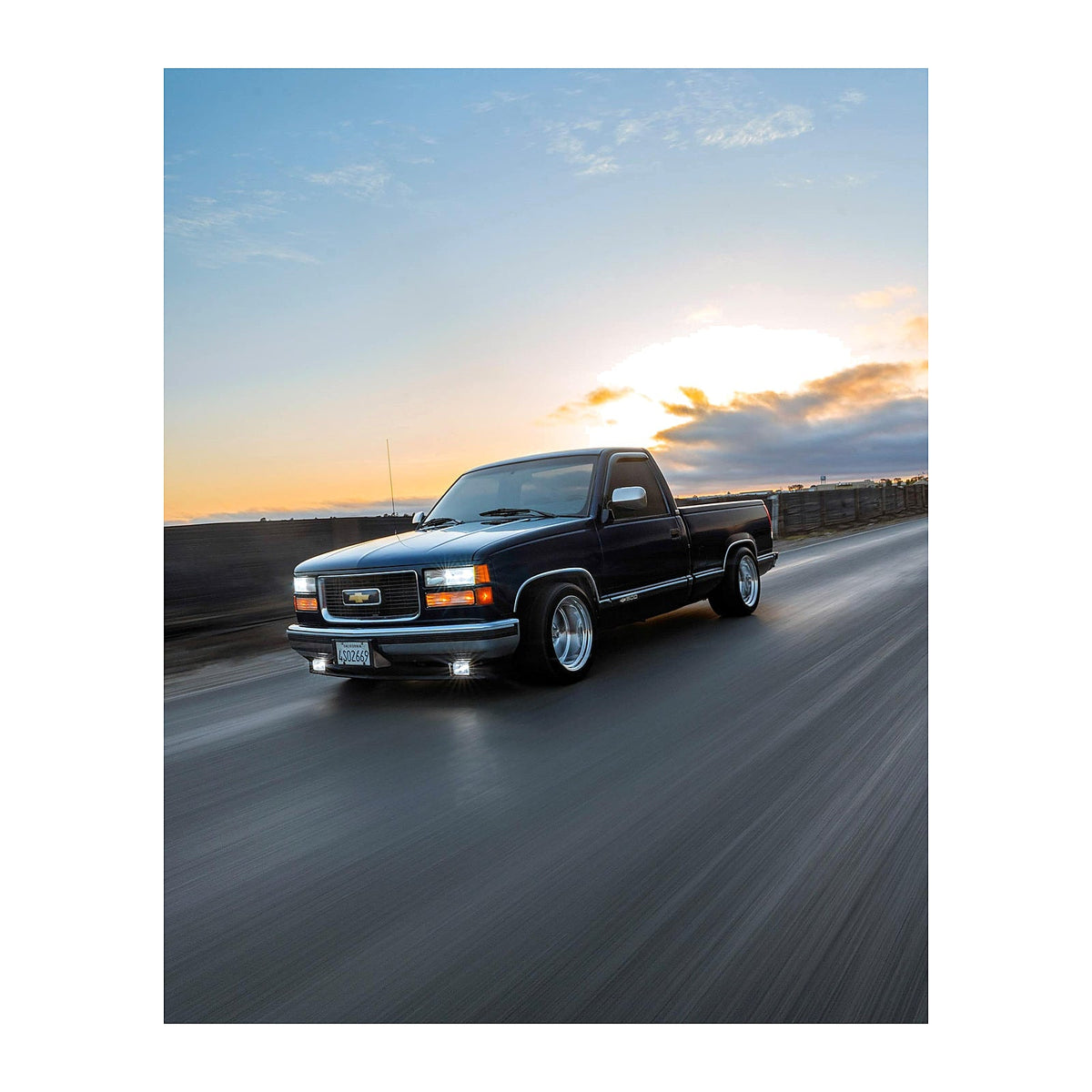 1988-1998 Chevy/GMC C-1500 4inch front/6inch rear Lowering Kit (with upper control arms) (Shocks Included) — DJM Suspension DJM2555-4/6+