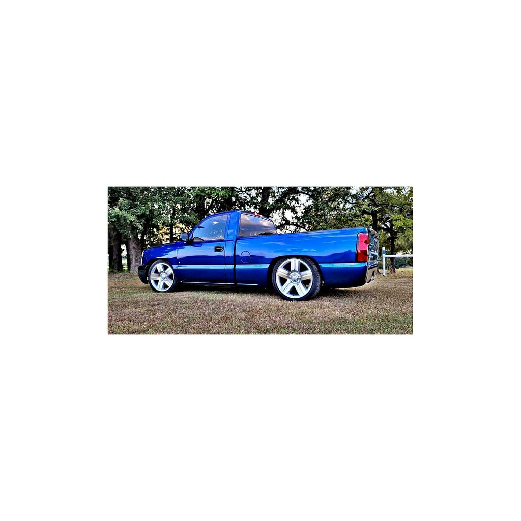 1999-2006 Chevy/GMC Silverado 4 inch Front / 6 inch Rear Lowering Kit with Upper Control Arms (Shocks Included) — DJM Suspension DJM2599-4/6+