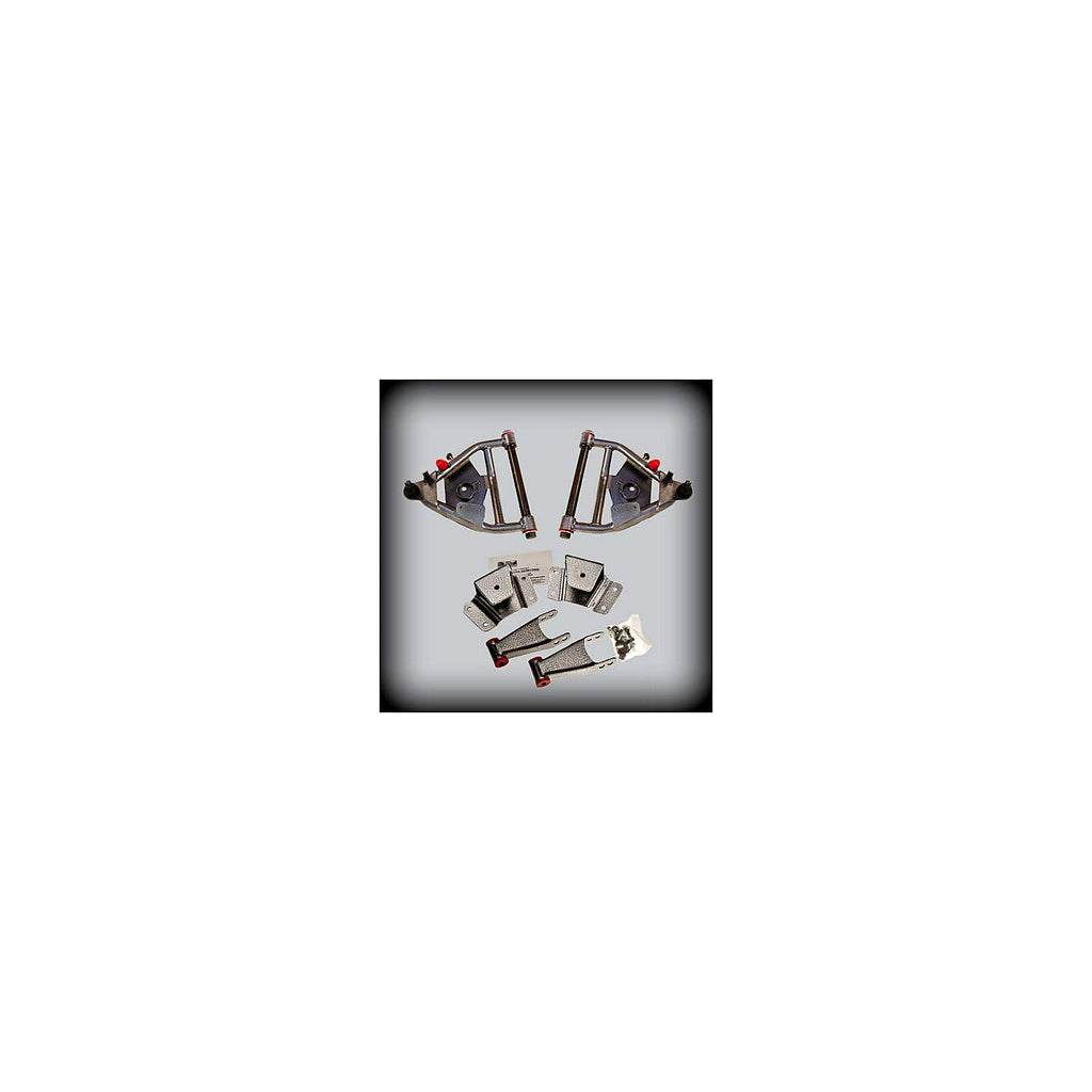 1973-1991 C20/C30 3 inch Front / 4 inch Rear Complete Lowering Kit (Shocks Included) — DJM Suspension DJM2655-3/4