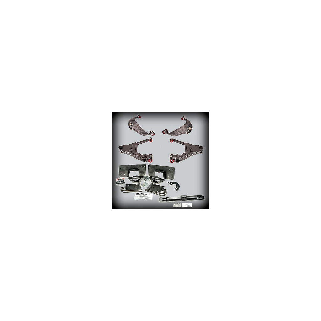 2001-2010 Chevy Silverado/Sierra 1500HD, 2500HD, 3500HD 6″ Front / 8″ Rear Complete Lowering Kit (Shocks Included) — DJM Suspension DJM2699-6/8