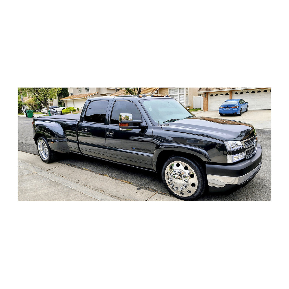 2001-2010 Chevy Silverado/Sierra 1500HD, 2500HD, 3500HD 6″ Front / 8″ Rear Complete Lowering Kit (Shocks Included) — DJM Suspension DJM2699-6/8