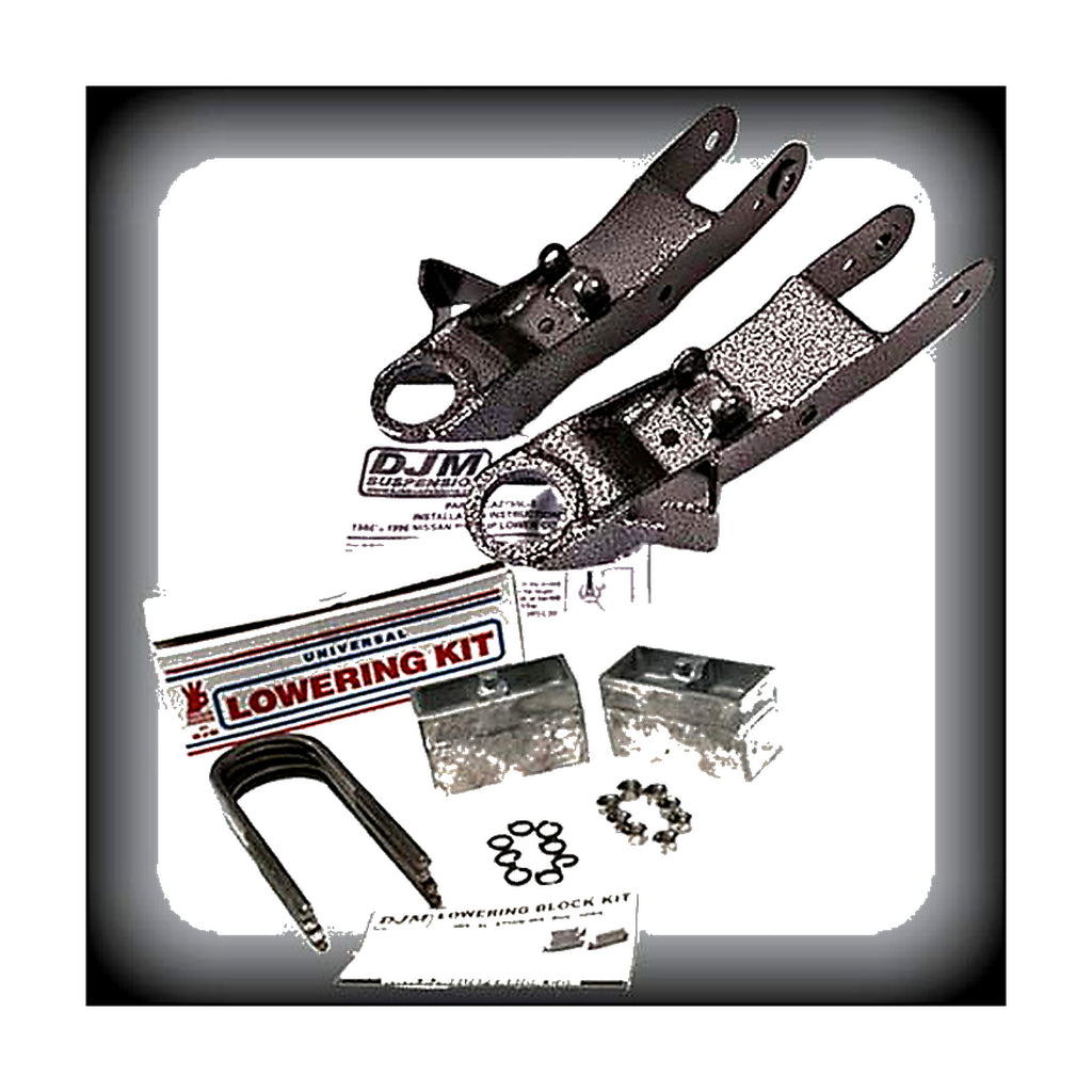 1986 1/2-1997 Nissan Hardbody 3 inch Front/ 3 inch Rear Complete Lowering Kit (Shocks Included) — DJM Suspension DJM2755-3/3