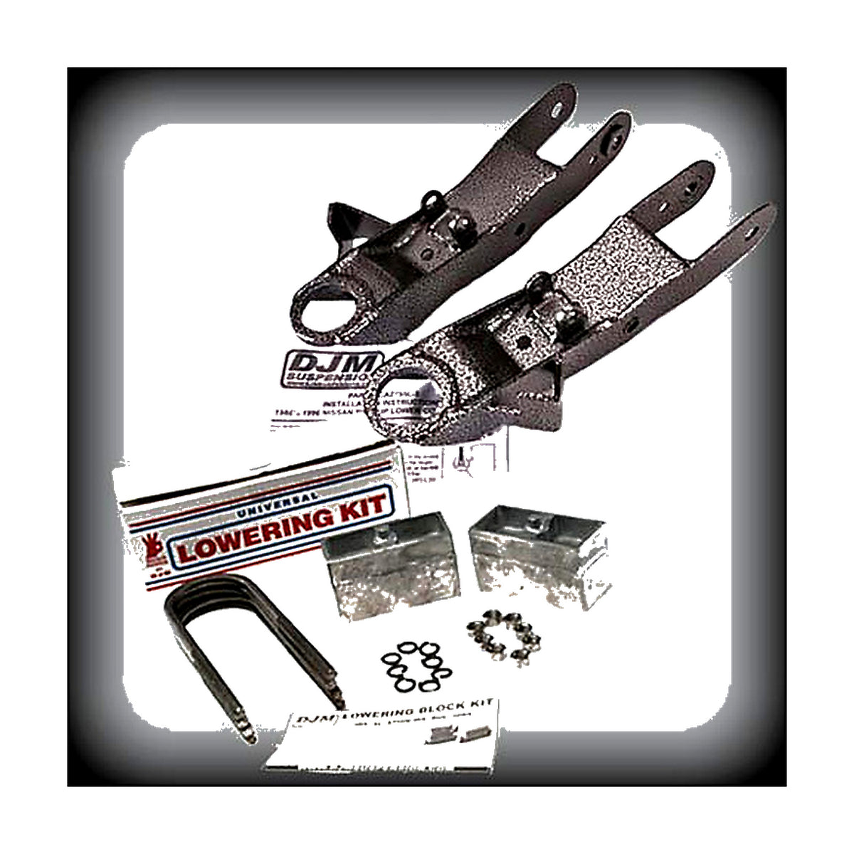 1986 1/2-1997 Nissan Hardbody 3 inch Front/ 3 inch Rear Complete Lowering Kit (Shocks Included) — DJM Suspension DJM2755-3/3