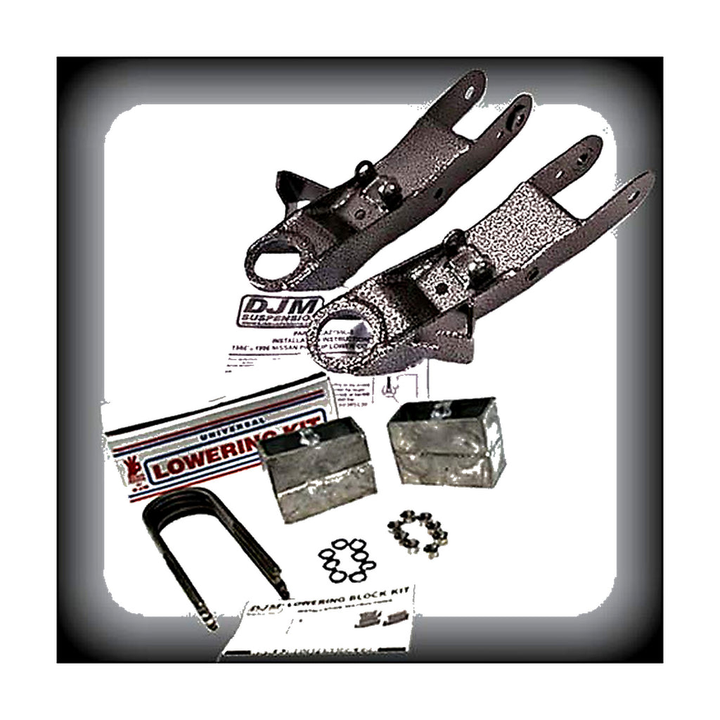 Nissan Hardbody 1986 1/2- 1997 3inch Front 4inch Rear Lowering Kit (Shocks Included) — DJM Suspension DJM2755-3/4