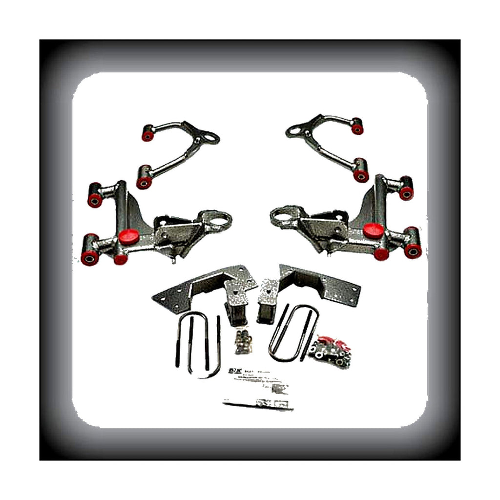 2005-2014 Toyota Tacoma Complete 3 inch Front/ 4 inch Rear Lowering Kit (Shocks Included) — DJM Suspension DJM2806-3/4