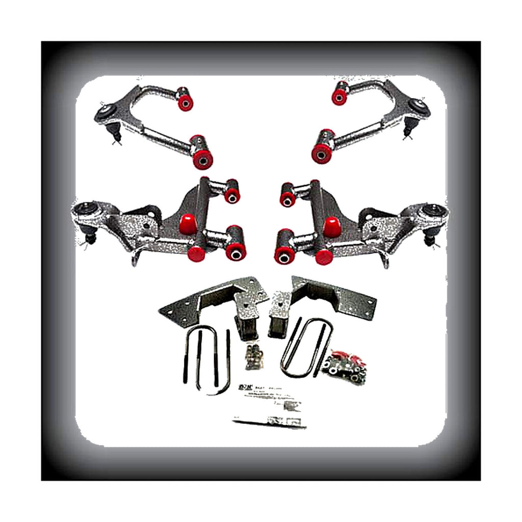 2005 – 2014 Toyota Tacoma Complete 3 Inch 4 Inch Lowering Kit (Shocks Included) — DJM Suspension DJM2816-3/4