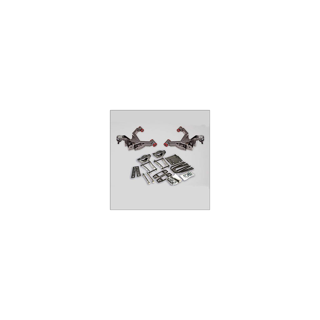 2007–2014 Toyota Tundra 3 inch Front / 5 inch Rear Complete Lowering Kit-with Ball Joints Installed (Shocks Included) — DJM Suspension DJM2818-3/5