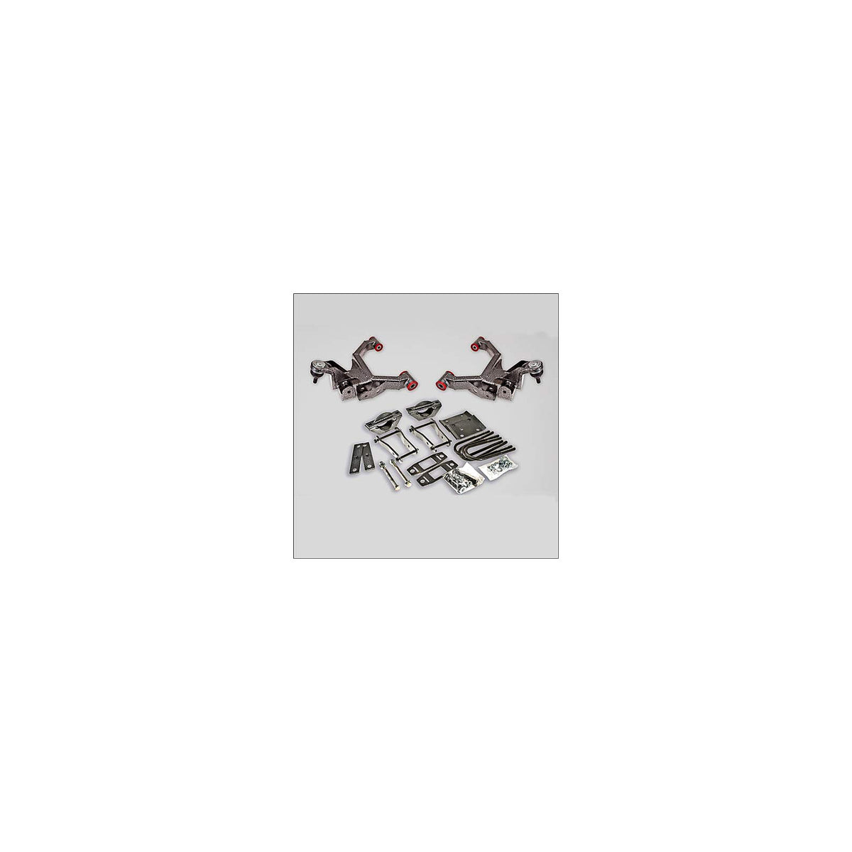 2007–2014 Toyota Tundra 3 inch Front / 5 inch Rear Complete Lowering Kit-with Ball Joints Installed (Shocks Included) — DJM Suspension DJM2818-3/5