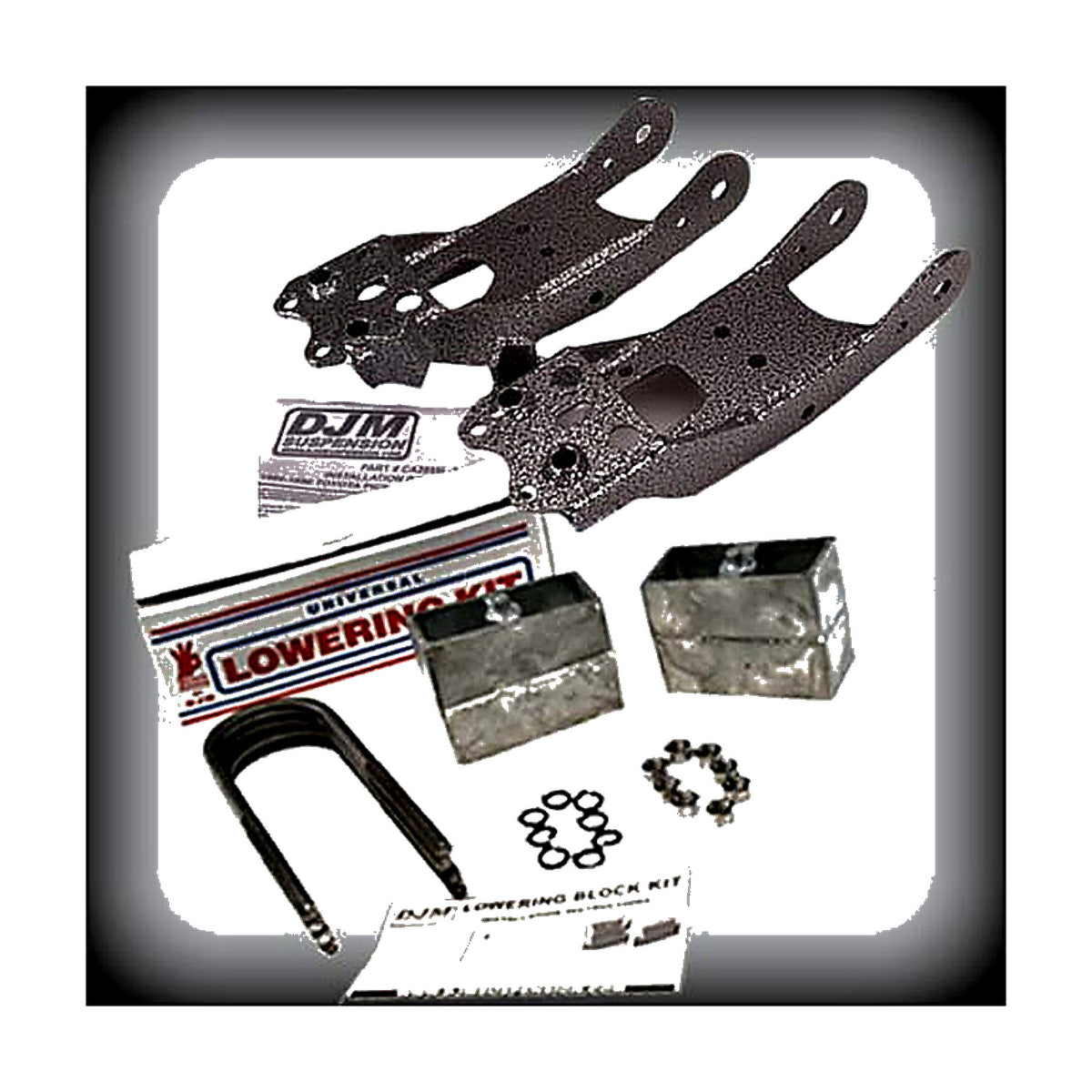 1988-1996 Toyota Pickup 3inch front/ 4 inch rear Lowering Kit (Shocks Included) — DJM Suspension DJM2855-3/4