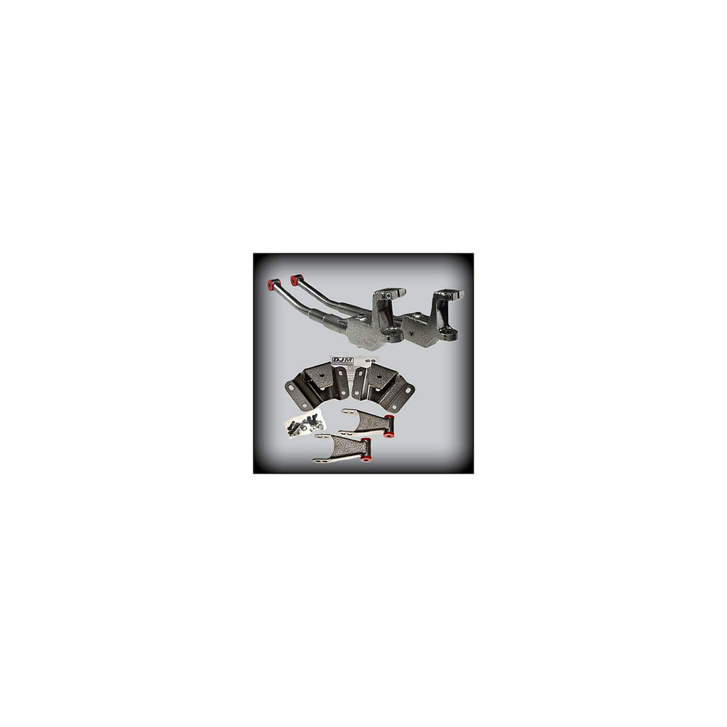 1987-1996 Ford F150 3 inch Front / 4 inch Rear Complete Lowering Kit (Shocks Included) — DJM Suspension DJM3000-3/4