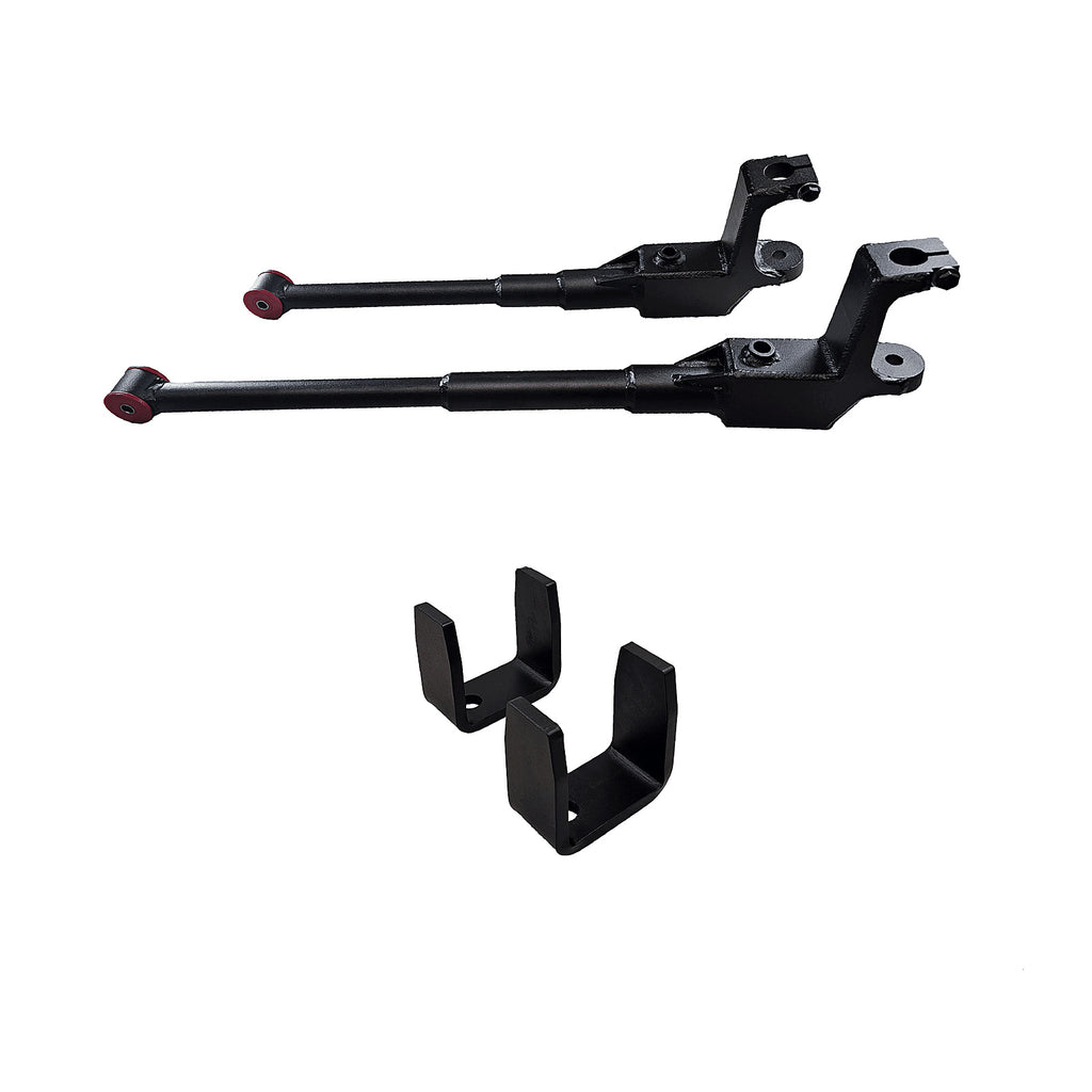 1987-1996 Ford F150 3 inch Front / 5 inch Rear Complete Lowering Kit (Shocks Included) — DJM Suspension DJM3000-3/5