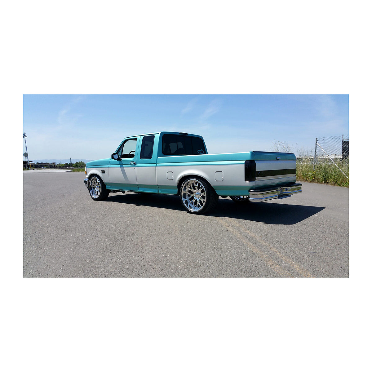1987-1996 Ford F150 3 inch Front / 5 inch Rear Complete Lowering Kit (Shocks Included) — DJM Suspension DJM3000-3/5
