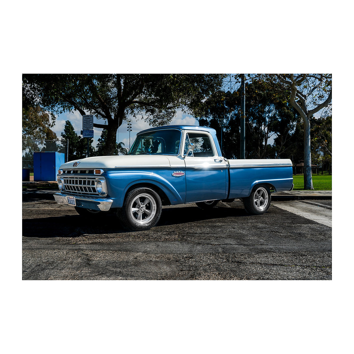 1965-1972 Ford F100 3 inch Front / 4 inch Rear Complete Lowering Kit (with springs) — DJM Suspension DJM3004-3/4S