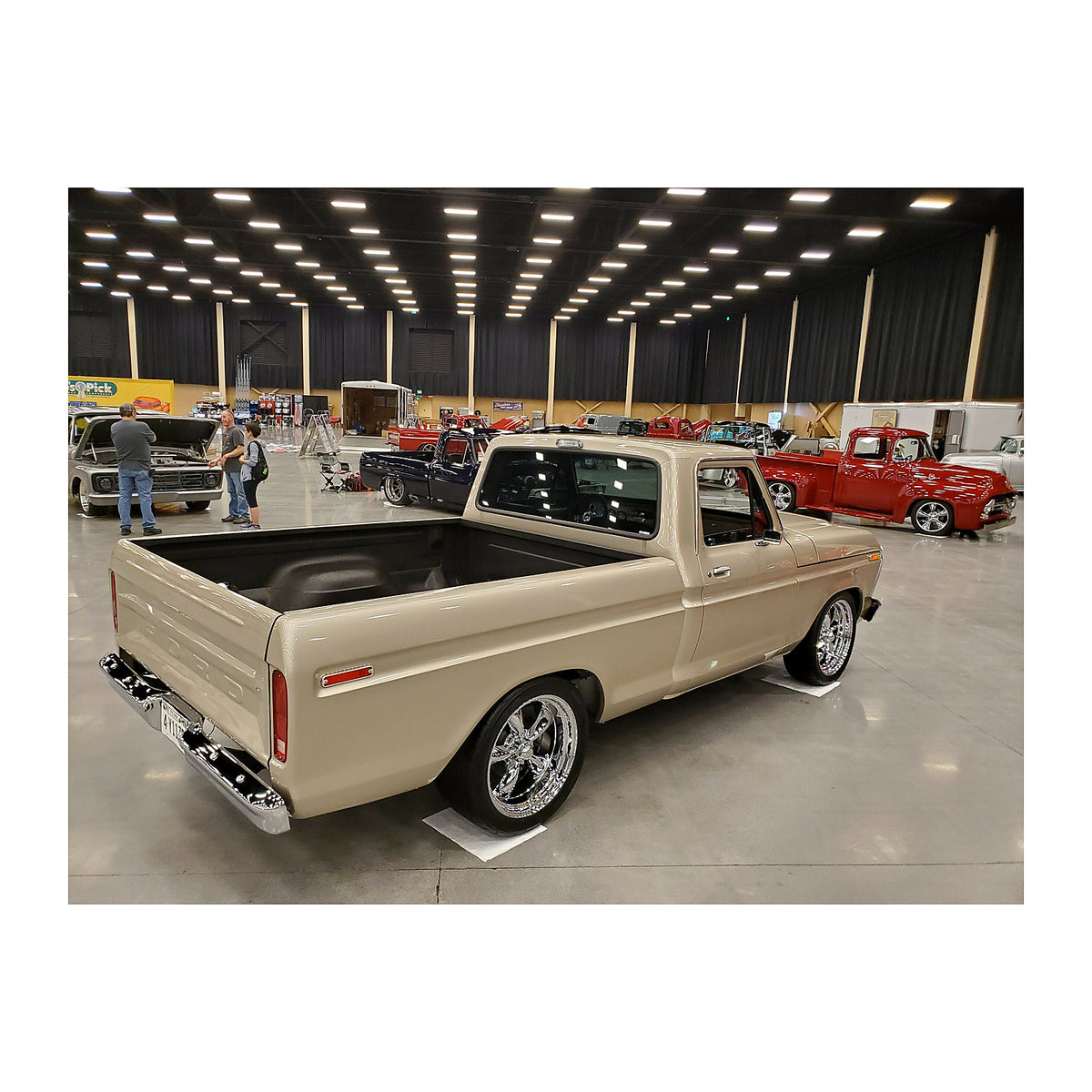 1965-1972 Ford F100 3 inch Front / 4 inch Rear Complete Lowering Kit (with springs) — DJM Suspension DJM3004-3/4S