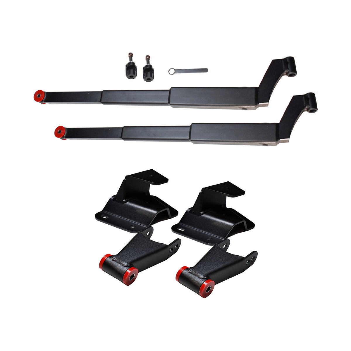 1973-1979 Ford F100 3 inch Front / 4 inch Rear Complete Lowering Kit — DJM Suspension DJM3004A-3/4
