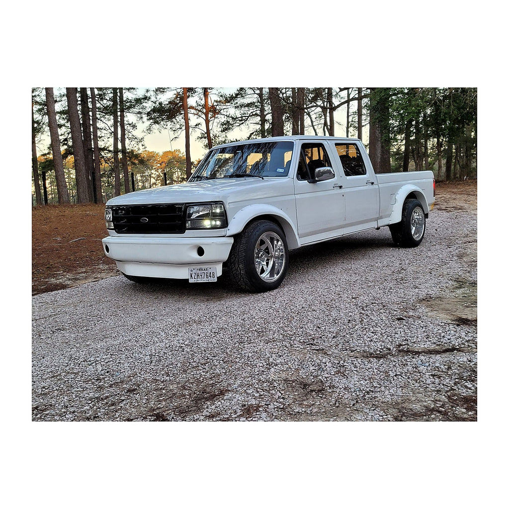 1987 – 1998 Ford F-350/250 3 Inch Front 4 Inch Rear Complete Lowering Kit (Shocks Included) — DJM Suspension DJM3005-3/4