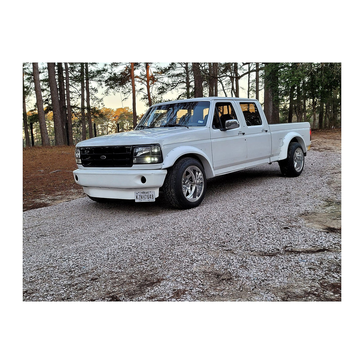 1987 – 1998 Ford F-350/250 3 Inch Front 4 Inch Rear Complete Lowering Kit (Shocks Included) — DJM Suspension DJM3005-3/4