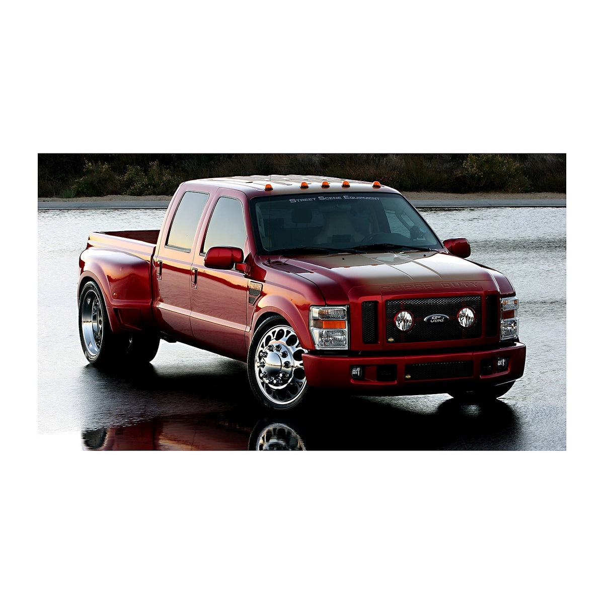 2008-2016 Ford F250/F350 Superduty 3inch Front/5inch Rear Lowering Kit (Shocks Included) — DJM Suspension DJM3018-3/5