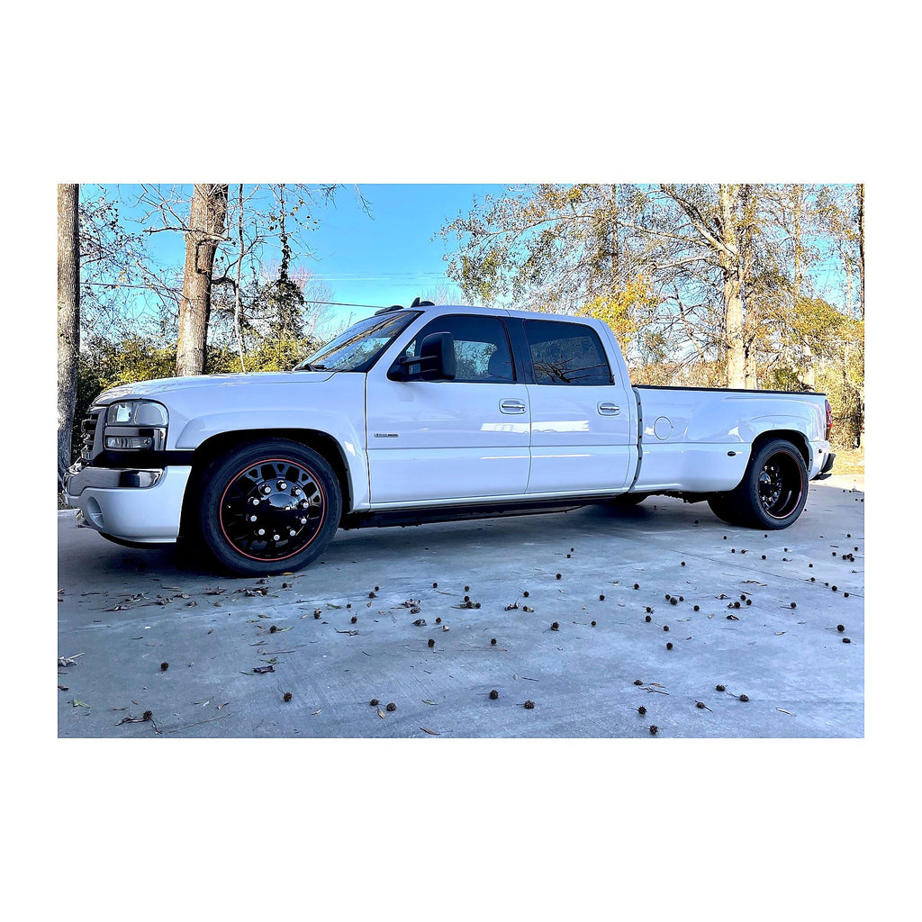 2001 – 2010 Chevy 2500HD/3500HD Short Bed 3 Inch Front / 5 Inch Rear Complete Lowering Kit (Shocks Included) — DJM Suspension DJMEH2603-3/5