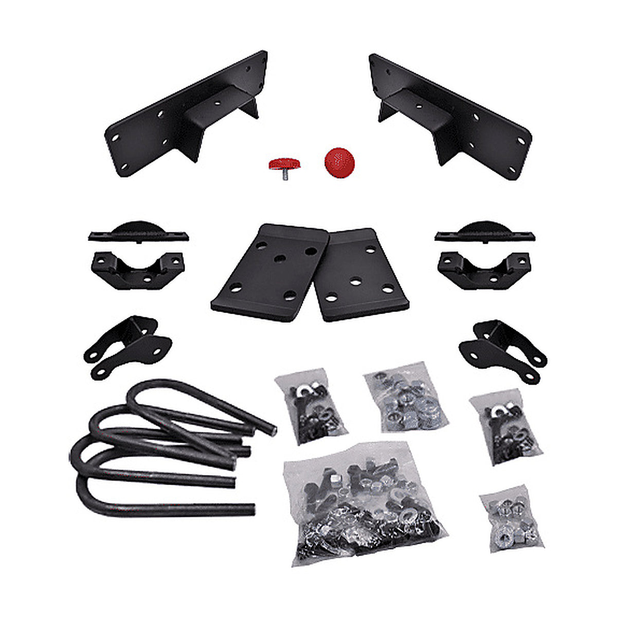 1988–1998 Chevy C1500 6 inch Rear Leaf Spring Axle Flip Kit — DJM Suspension FK1025-6