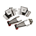 1973–1991 C20/C30 (8 LUG) 4 inch Rear Lowering Leaf Spring Hanger and Shackle Kit — DJM Suspension HS1119-4