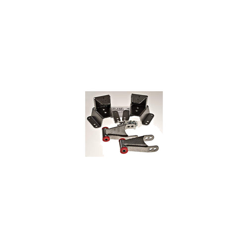 1973-1987 C10 4 inch Rear Axle Hanger & Shackle Kit — DJM Suspension HS1120-4