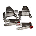 1987–1998 Ford F-350/F250 4 inch Rear Leaf Spring Hanger & Shackle Kit — DJM Suspension HS1135-4
