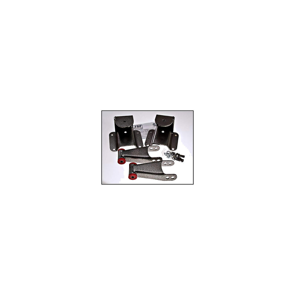 1994-1999 Dodge Ram 4 inch Rear Lowering Hanger & Shackle Kit — DJM Suspension HS1139-4