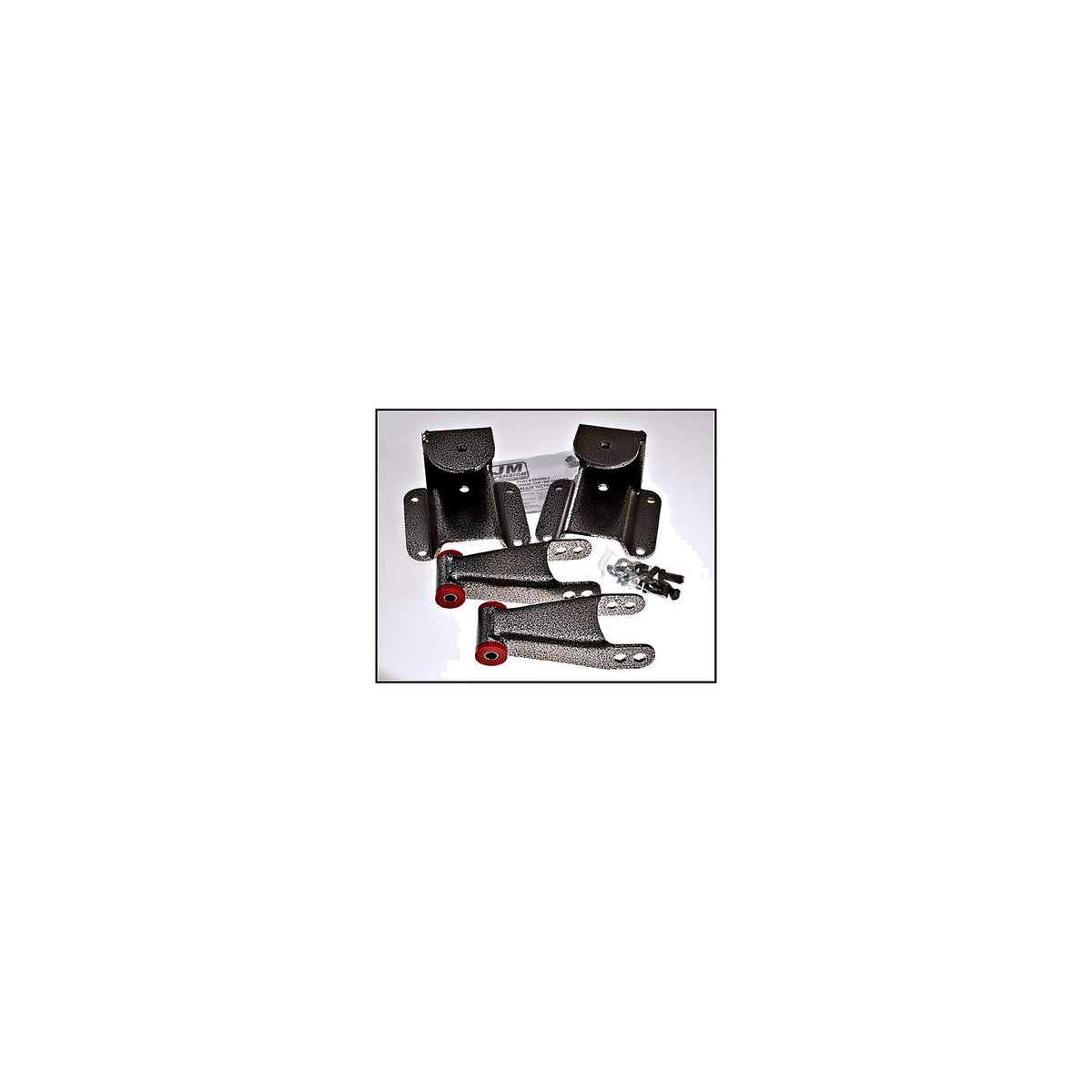 1994-1999 Dodge Ram 4 inch Rear Lowering Hanger & Shackle Kit — DJM Suspension HS1139-4
