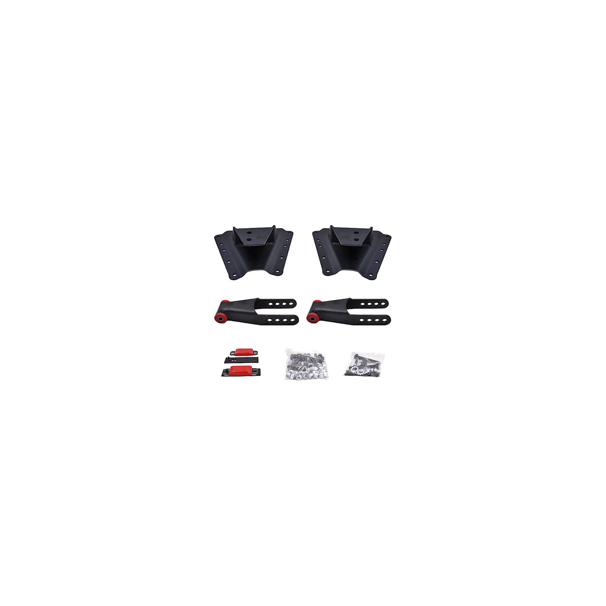 2001–2010 Chevy 2500/3500 HD Long Bed 5 inch Rear Lowering Kit — DJM Suspension HS2601-5
