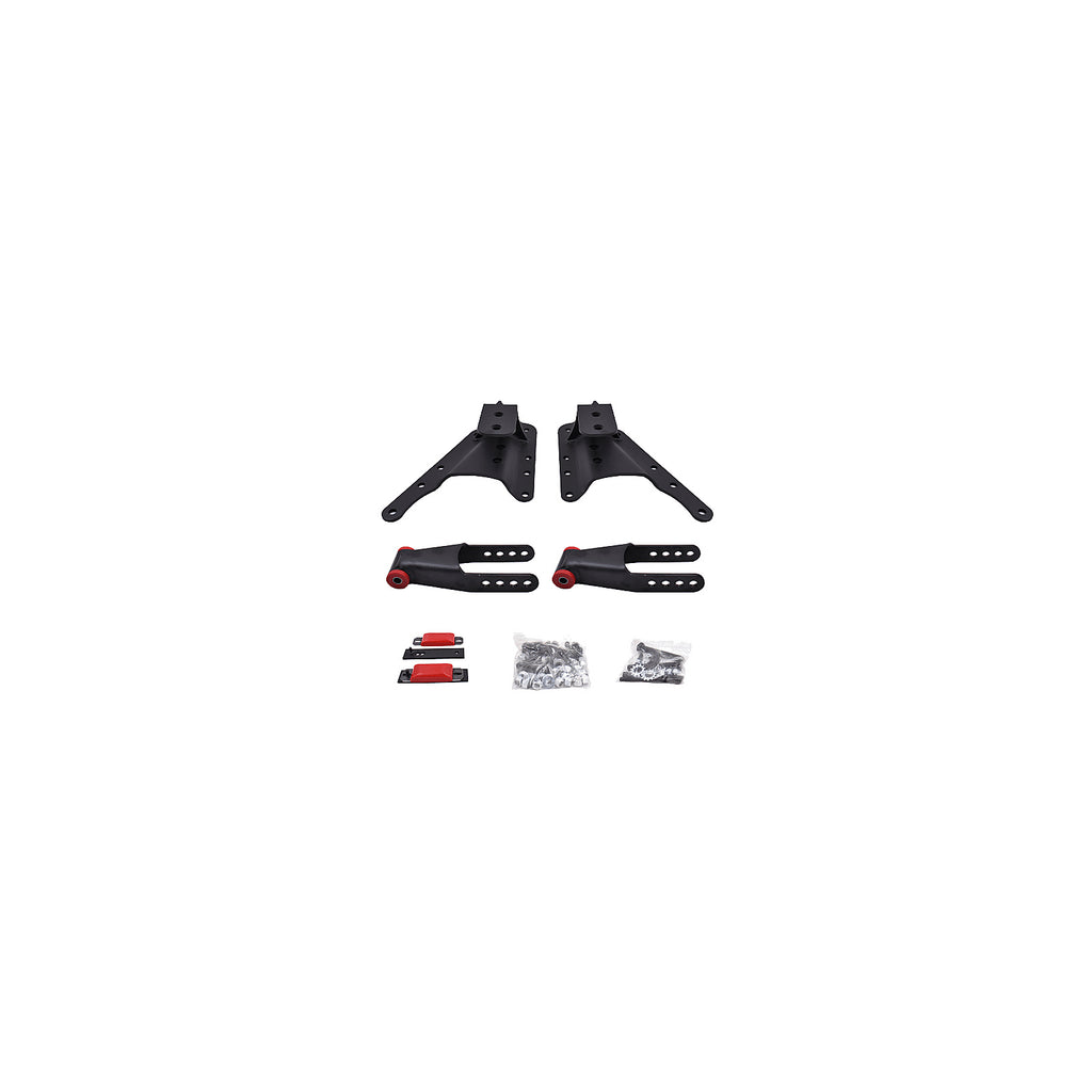 2001–2010 Chevy 2500/3500 HD Short Bed 5 inch Rear Lowering Kit — DJM Suspension HS2603-5