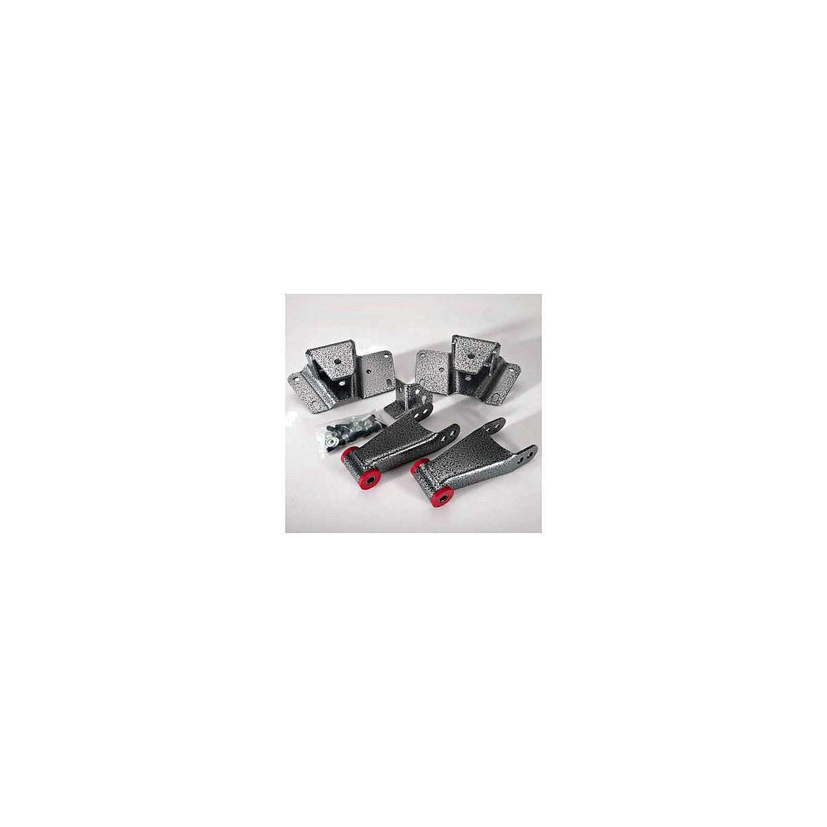 1988 – 1997 Chevy C2500 / C3500 4″ rear leaf spring hanger & shackle kit — DJM Suspension HS2699-4-1