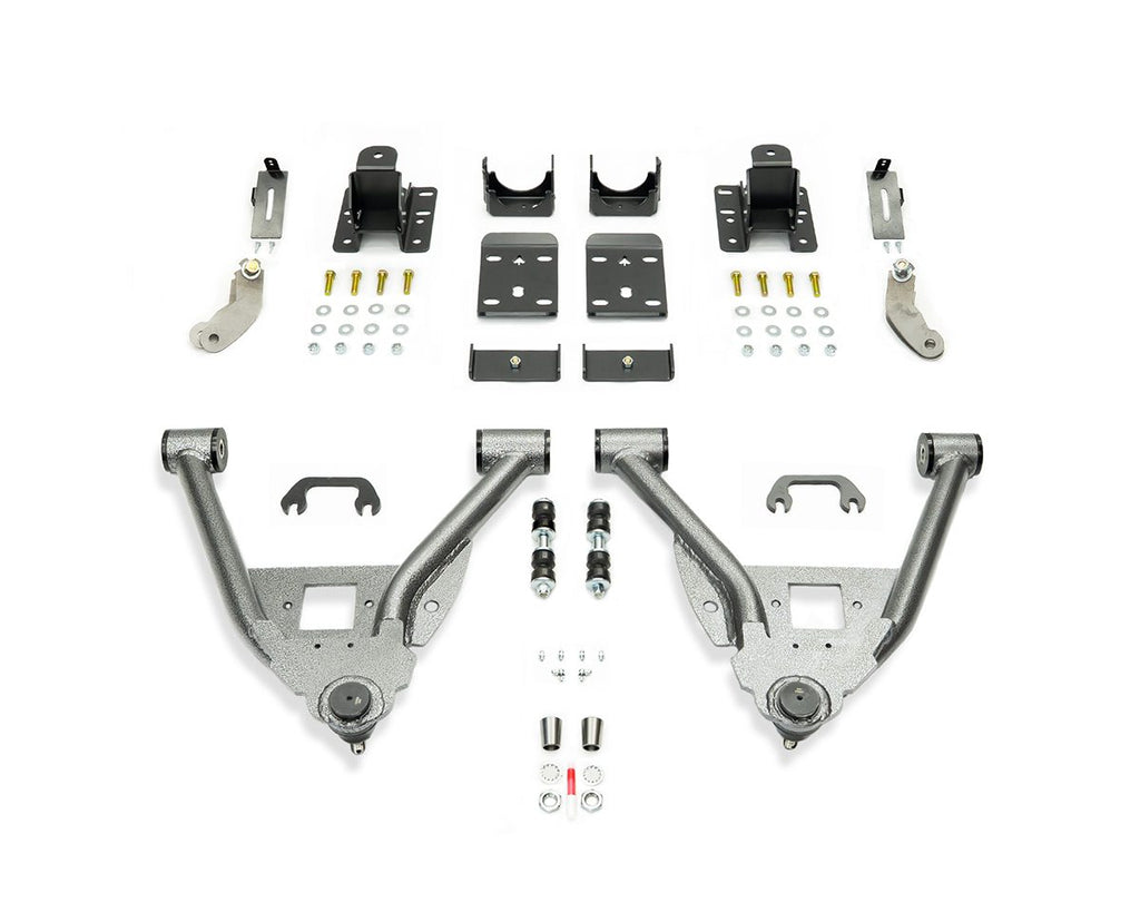 2014-2018 GM1500 (ALUMINUM & STAMPED) DENALI EXTENDED/CREW CAB 3/5 LOWERING KIT by IHC Suspension
