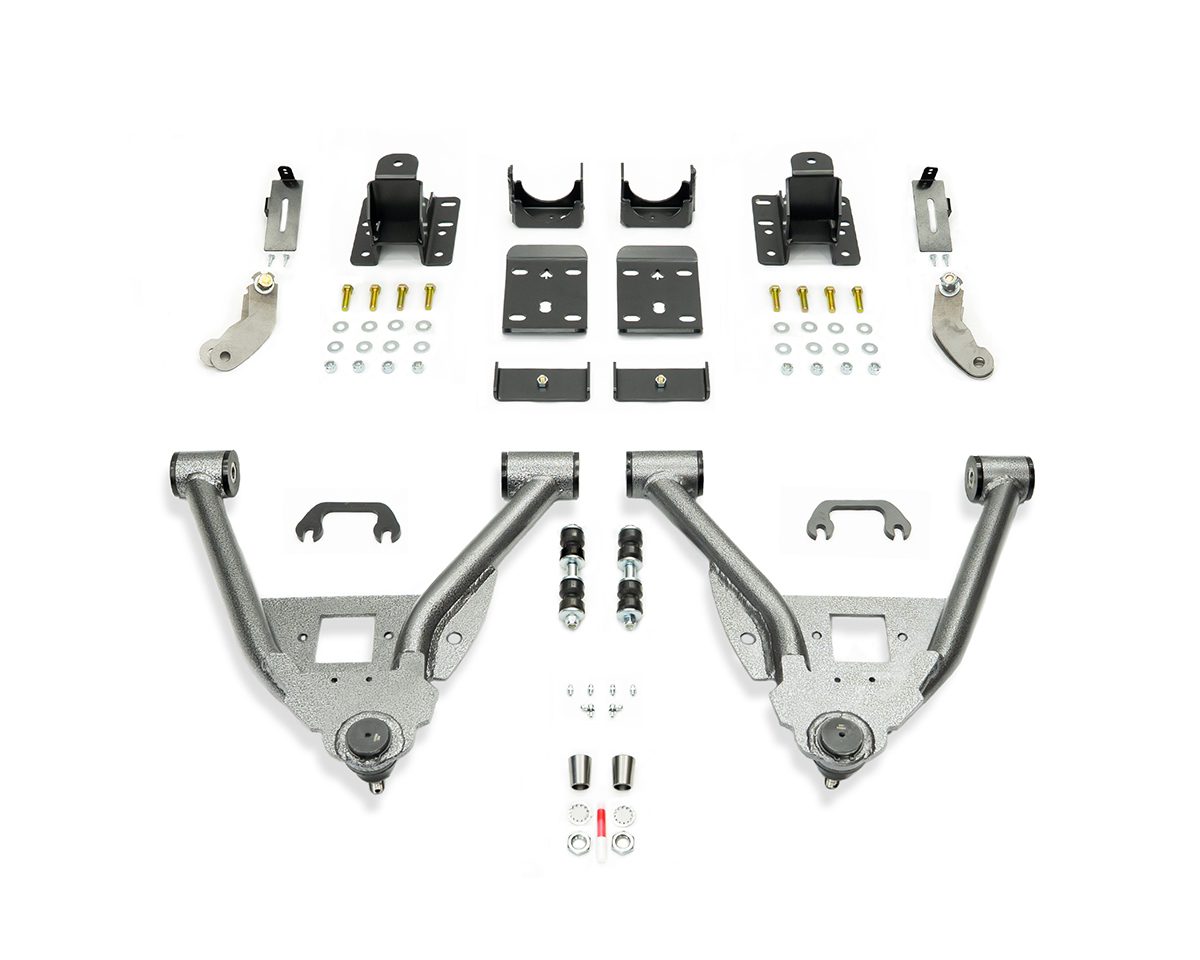 2014-2018 GM1500 (ALUMINUM & STAMPED) DENALI EXTENDED/CREW CAB 3/5 LOWERING KIT by IHC Suspension