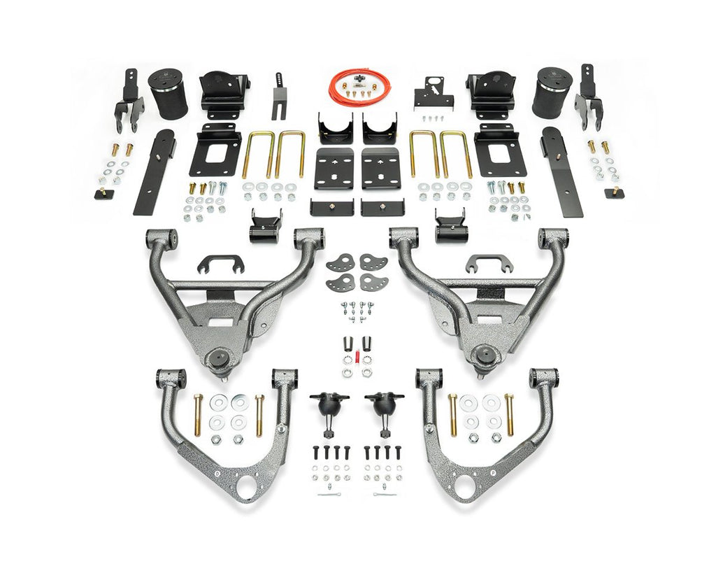 2019-PRESENT GM1500 DENALI 3/5 LOWERING KIT W/ HELPER BAGS by IHC Suspension