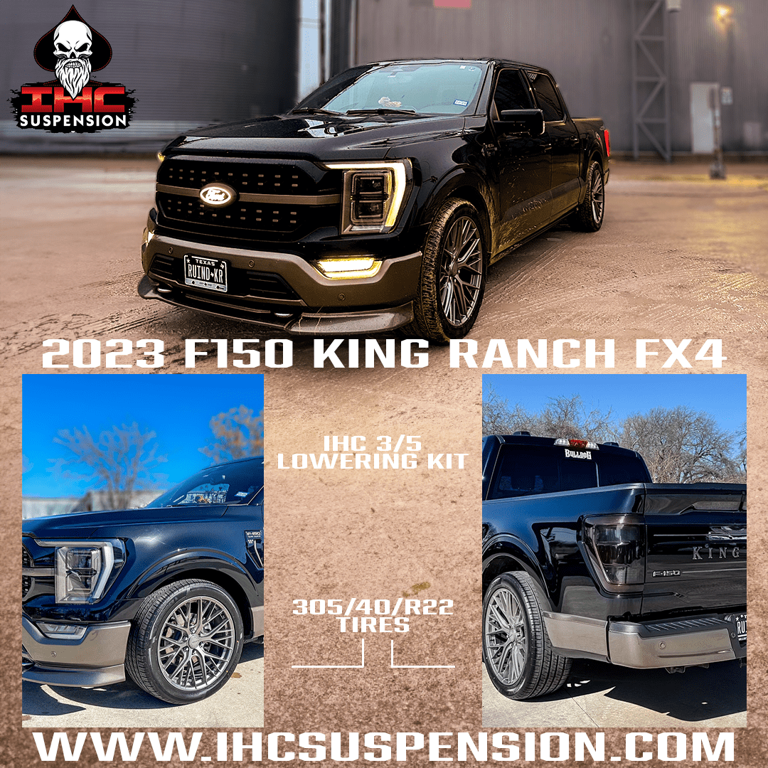 2021-PRESENT F-150 2WD / 4WD EXTENDED/CREW CAB 3/5 LOWERING KIT by IHC Suspension – product detail 12