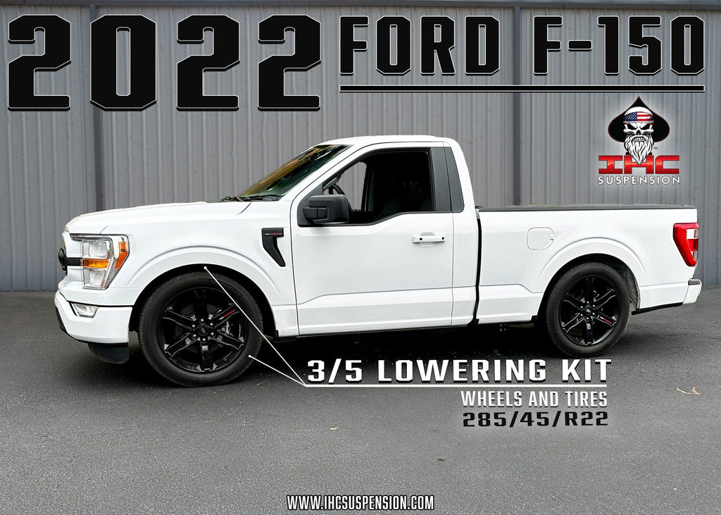 2021-PRESENT F-150 2WD SINGLE CAB 3/5 LOWERING KIT by IHC Suspension – product detail 9