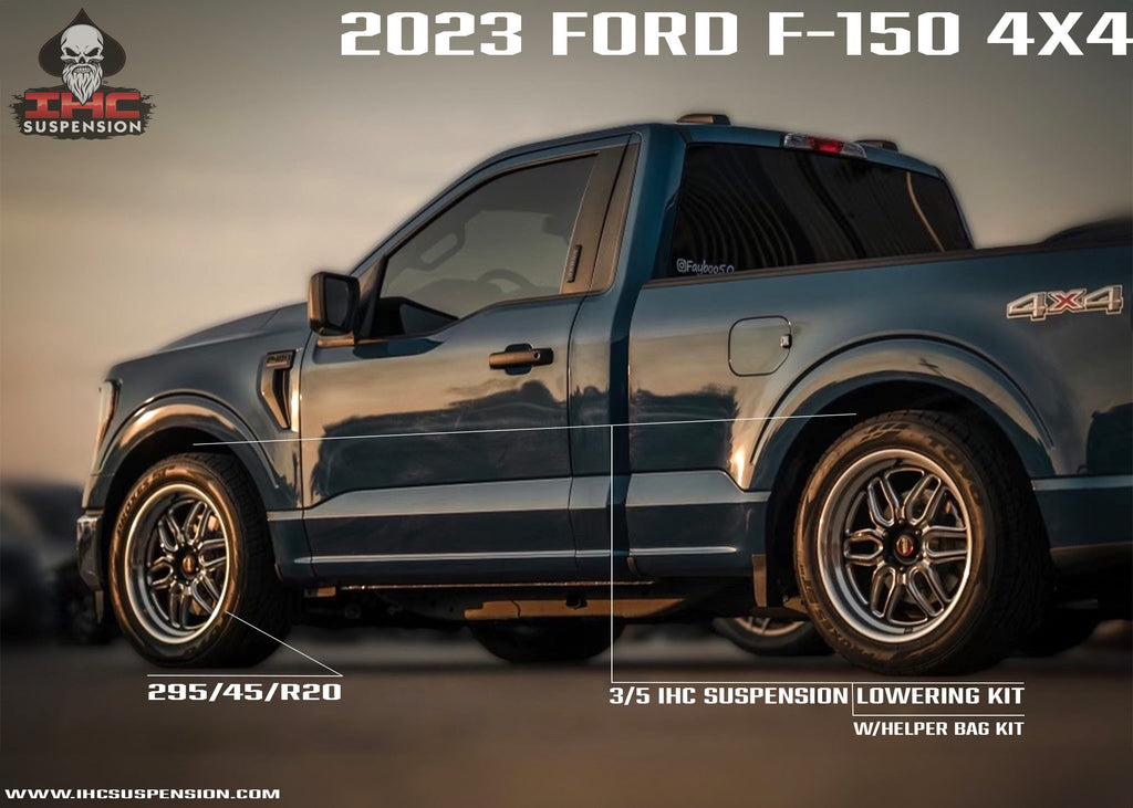 2021-PRESENT F-150 4WD SINGLE CAB 3/5 LOWERING KIT by IHC Suspension – product detail 8