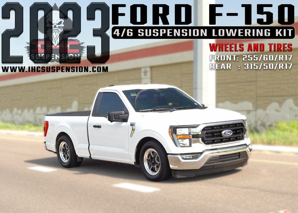 2021-PRESENT F-150 2WD SINGLE CAB 4/6 LOWERING KIT by IHC Suspension – product detail 10
