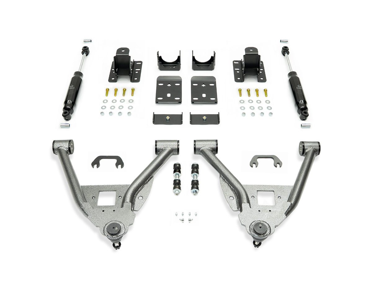 2007-2016 GM1500 (CAST) 3/5 LOWERING KIT EXTENDED/CREW CAB by IHC Suspension
