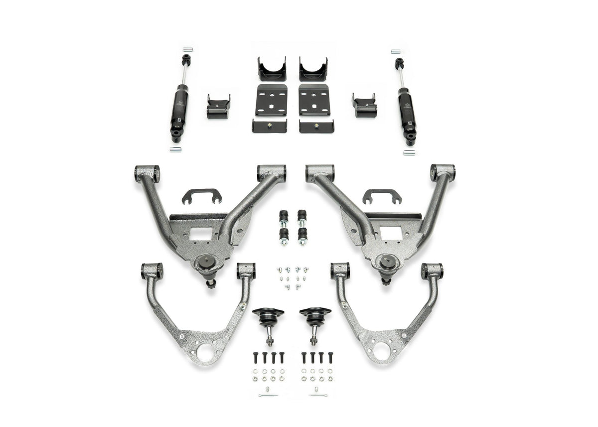 2007-2016 GM1500 (CAST) 4/6 LOWERING KIT EXTENDED/CREW CAB by IHC Suspension