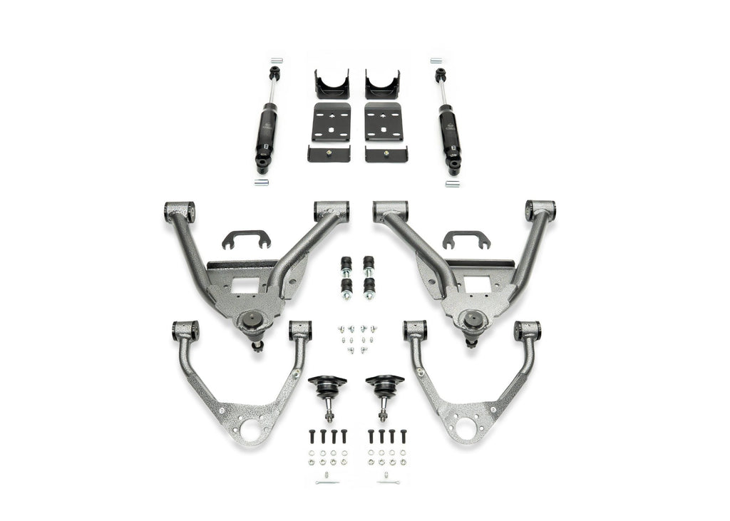2007-2016 GM1500 (CAST) 4/6 LOWERING KIT SINGLE CAB by IHC Suspension