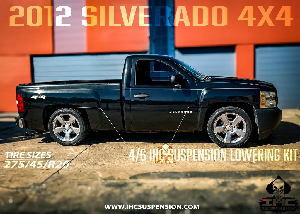 2007-2016 GM1500 (CAST) 4/6 LOWERING KIT SINGLE CAB by IHC Suspension – product detail 10