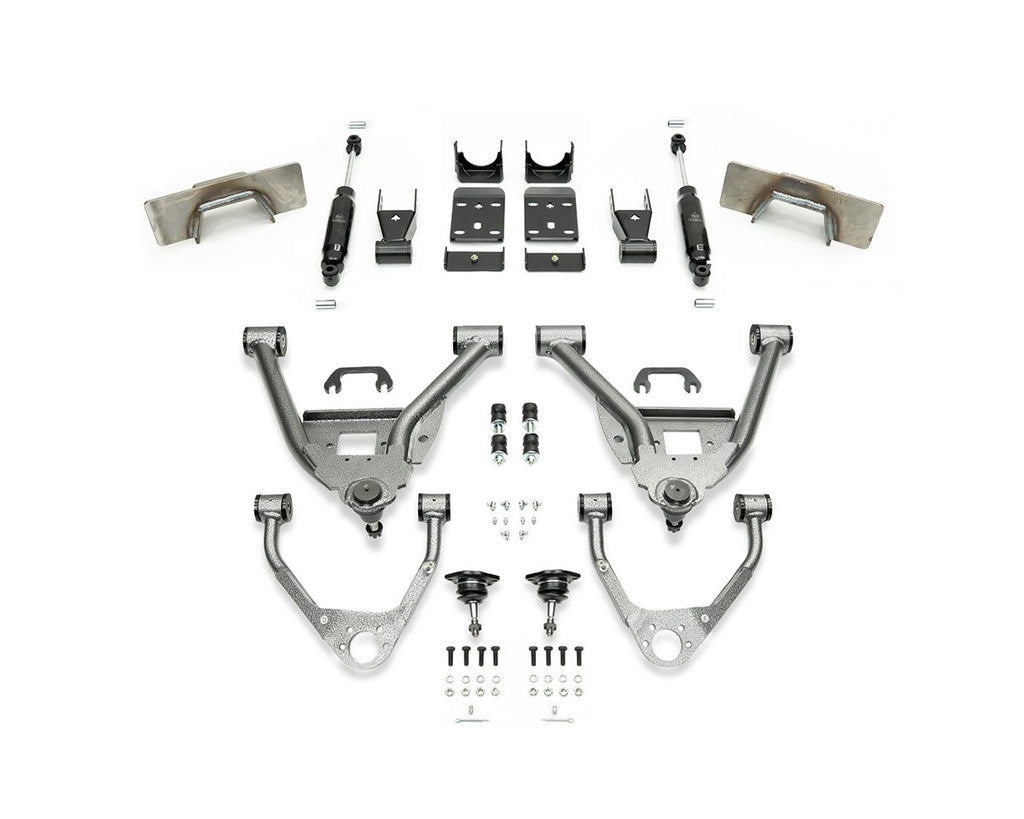 2007-2016 GM1500 (CAST) 5/7 LOWERING KIT SINGLE CAB W/ WELD ON C-NOTCH by IHC Suspension