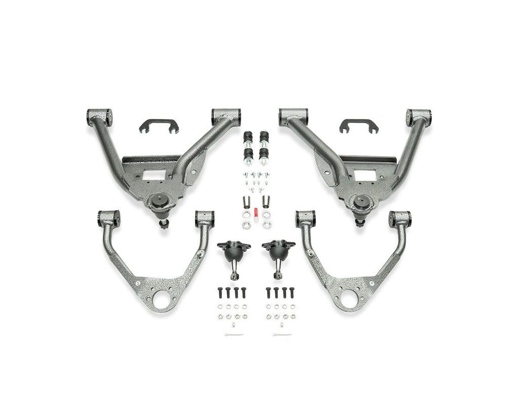 2014-2018 GM1500 (ALUMINUM/STAMPED) 4″- 5″ FRONT LOWERING CONTROL ARMS by IHC Suspension